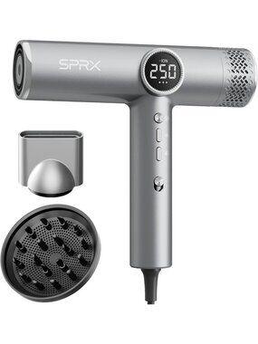 Professional High-Speed Ionic Hair Dryer with Diffuser, Fast Drying, Lightweight